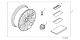 Diagram for 2017 Honda Accord Rims - 08W19-T2F-100A