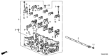 Diagram for 2014 Honda Accord Cylinder Head - 12100-5K0-A00