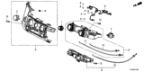 Diagram for 2020 Honda Fit A/C Compressor Cut-Out Switches - 79580-T5R-C21ZA