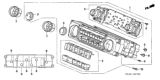 Diagram for Honda Civic Blower Control Switches - 79500-SVA-A02ZB