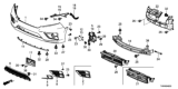 Diagram for 2018 Honda Odyssey Bumper - 04711-THR-A00ZZ