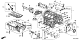 Diagram for Honda Ridgeline Engine Mount - 11910-R70-A00