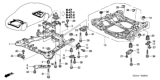 Diagram for Honda Accord Rear Crossmember - 50300-SDA-L00