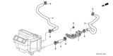 Diagram for Honda Accord Heater Control Valve - 79710-S84-A01