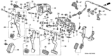 Diagram for 1997 Honda Civic Throttle Cable - 17910-S01-G03