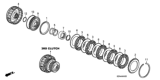 Diagram for 2009 Honda Accord Clutch Disc - 22644-RJF-A01