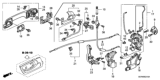 Diagram for 2006 Honda Accord Hybrid Door Handle - 72140-SDA-A21ZG