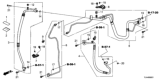 Diagram for Honda CR-V A/C Hose - 80315-TLC-A01