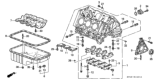 Diagram for 1995 Honda Accord Crankshaft Seal - 91214-PL2-003