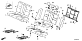 Diagram for Honda Accord Hybrid Seat Cushion - 82127-T3V-A01