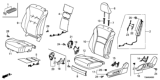 Diagram for 2016 Honda Accord Seat Cover - 81531-T3L-A41ZD