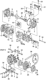 Diagram for 1979 Honda Accord A/C Compressor - N047100-5540