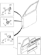Diagram for 1996 Honda Passport Door Check - 8-97038-979-2