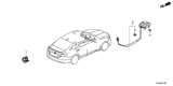 Diagram for Honda Accord Hybrid Antenna - 39835-TVA-A01