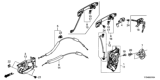 Diagram for 2016 Honda HR-V Door Handle - 72180-T7W-A01ZD