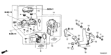 Diagram for 2017 Honda Accord Hybrid Brake Master Cylinder Reservoir - 46806-T3Z-A00