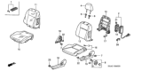 Diagram for 2004 Honda Civic Seat Cover - 81521-S5D-A13ZC