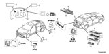 Diagram for 2021 Honda Civic Emblem - 75722-TBA-A00