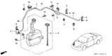 Diagram for 2001 Honda Accord Windshield Washer Nozzle - 76810-S82-C11ZP