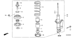 Diagram for 2009 Honda S2000 Coil Springs - 52441-S2A-S21