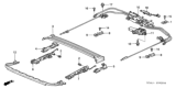 Diagram for 2005 Honda Accord Sunroof Cable - 70400-SDA-A01