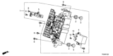 Diagram for 2013 Honda Civic Fuse Box - 1E100-RW0-003