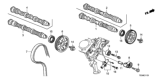 Diagram for Honda Accord Camshaft - 14200-R70-A01