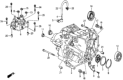 Diagram for 1985 Honda Civic Automatic Transmission Seal - 91203-PH8-003