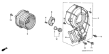 Diagram for Honda Odyssey Blower Motor - 79310-S0X-A51