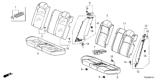 Diagram for 2021 Honda Civic Seat Cover - 82521-TGH-A01ZB