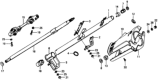 Diagram for Honda Steering Shaft - 53310-634-673