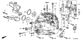 Diagram for Honda Accord Transfer Case Output Shaft Snap Ring - 90601-5XL-000