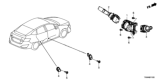 Diagram for Honda Clarity Plug-In Hybrid Turn Signal Switch - 35255-TXM-K41