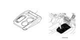 Diagram for Honda Pilot Consoles - 08E11-TG7-110A