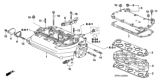 Diagram for Honda Pilot Intake Manifold - 17100-RCA-A52