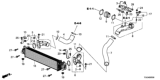 Diagram for Honda Intercooler - 19710-5BF-A01