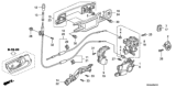 Diagram for 2006 Honda Accord Door Handle - 72640-SDA-A01ZQ