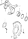 Diagram for 1980 Honda Accord Brake Dust Shields - 45255-671-010