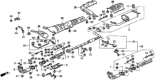 Diagram for 1994 Honda Accord Catalytic Converter - 18150-P0A-A02