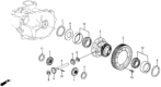 Diagram for Honda Prelude Differential - 41310-PK5-000