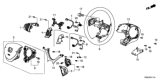 Diagram for 2012 Honda Civic Steering Column Cover - 78518-TR0-C21ZA