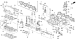 Diagram for Honda Prelude Intake Manifold Gasket - 17105-P13-014