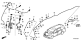 Diagram for 2024 Honda Odyssey Windshield Washer Nozzle - 76810-THR-A01
