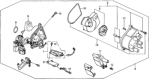 Diagram for 1990 Honda Accord Distributor - 30100-PT3-A62