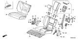Diagram for 2012 Honda Odyssey Seat Cover - 82521-TK8-A02ZB