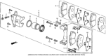 Diagram for 1986 Honda CRX Brake Pad Set - 45022-SA0-771