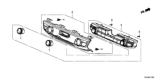 Diagram for 2017 Honda Clarity Electric Blower Control Switches - 79612-TRV-A41ZA