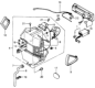 Diagram for 1983 Honda Civic A/C Expansion Valve - SC-626-590