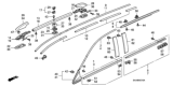 Diagram for Honda Odyssey Door Moldings - 72410-SHJ-A11