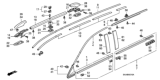 Diagram for 2005 Honda Odyssey Door Moldings - 72910-SHJ-A01